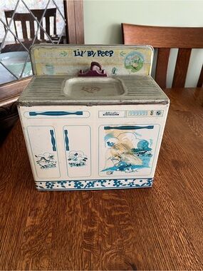 Vintage Lil' Bo Peep Vintage Metal Toy Kitchen Sink